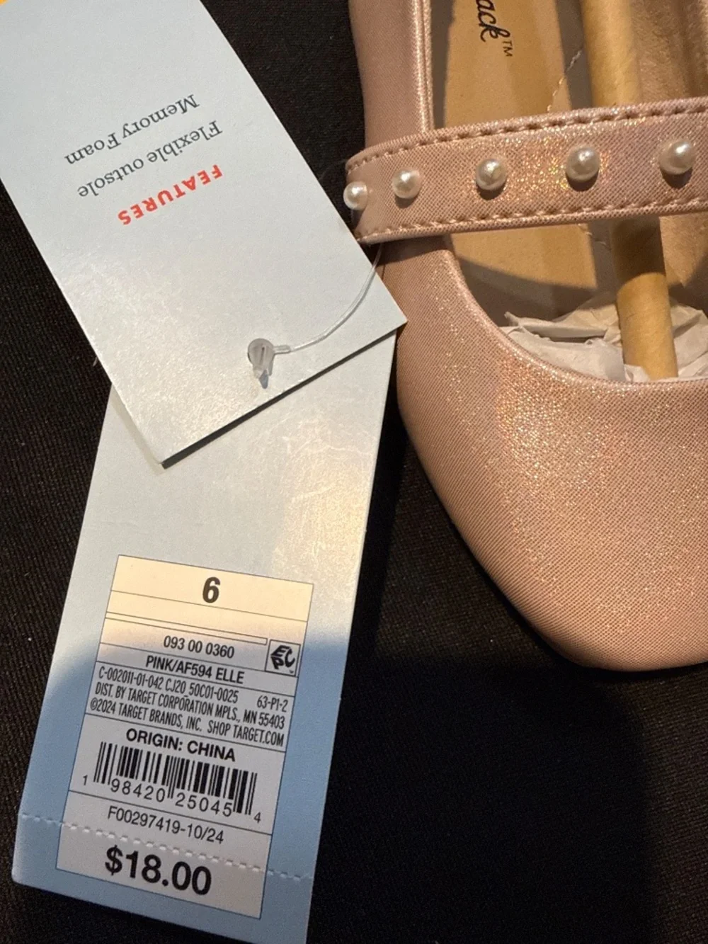 Toddler girls size 6 dress shoes